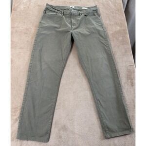 Flint and Tinder Straight Fit Pants Mens Size 34x32 Green Performance EUC